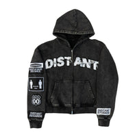 BLACK DISTANT HOODIE