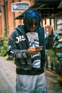 BLACK DISTANT HOODIE