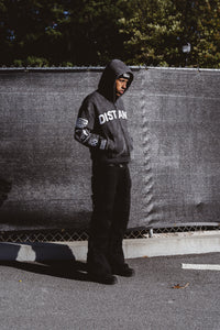 BLACK DISTANT HOODIE