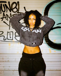 BLACK DISTANT HOODIE