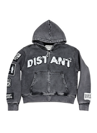 BLACK DISTANT HOODIE