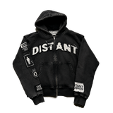 BLACK DISTANT HOODIE