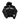 BLACK DISTANT HOODIE