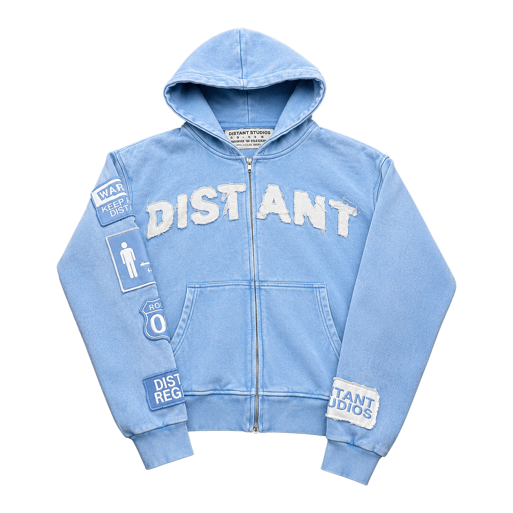 BLUE DISTANT HOODIE