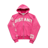 PINK DISTANT HOODIE