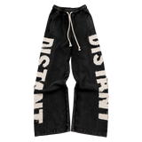 BLACK DISTANT SWEATPANTS