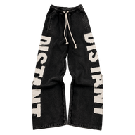 BLACK DISTANT SWEATPANTS