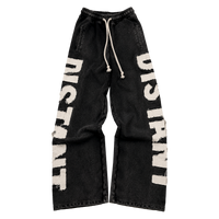 BLACK DISTANT SWEATPANTS
