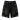 BLACK RHINESTONE JORTS