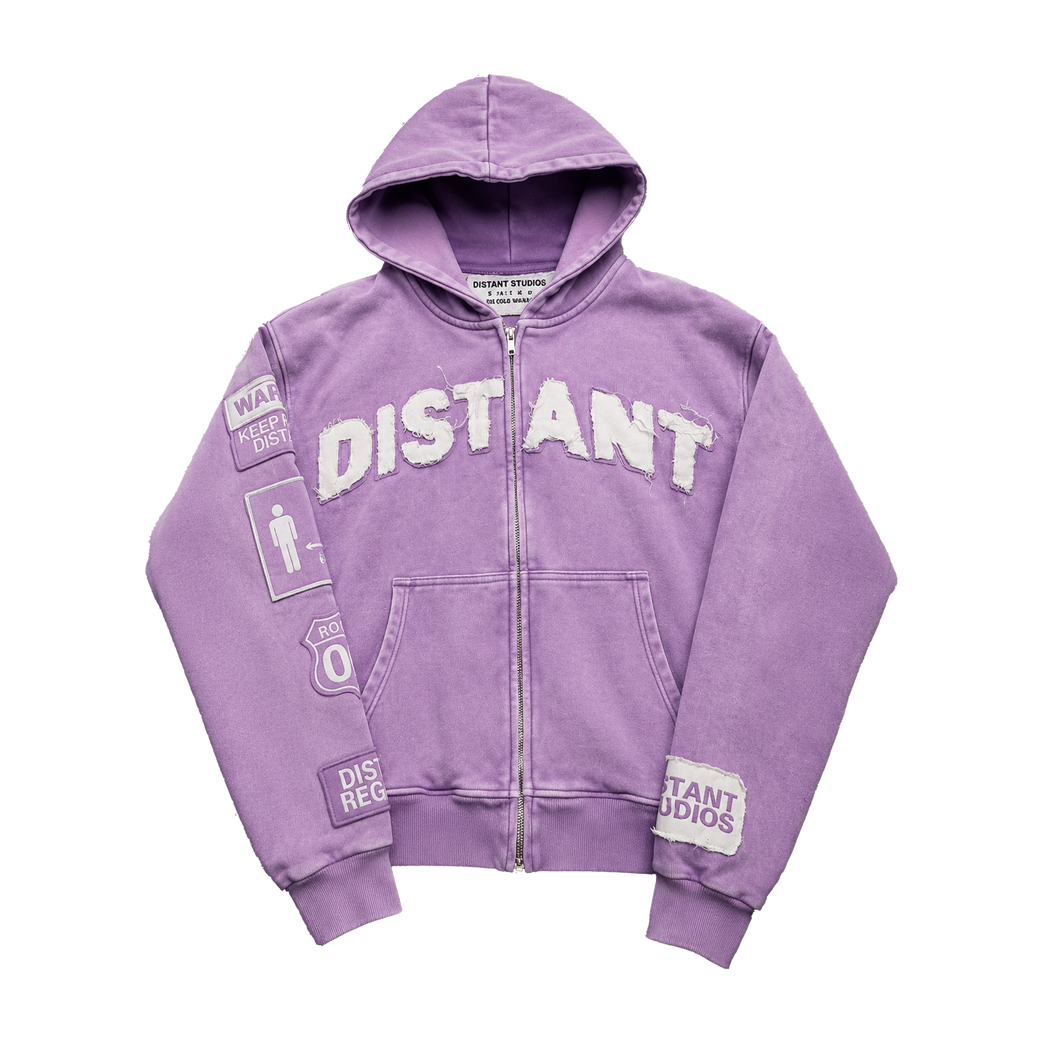 PURPLE DISTANT HOODIE