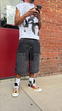 REVERSE STITCHED JORTS