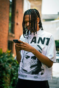 DISTANT WHITE TEE