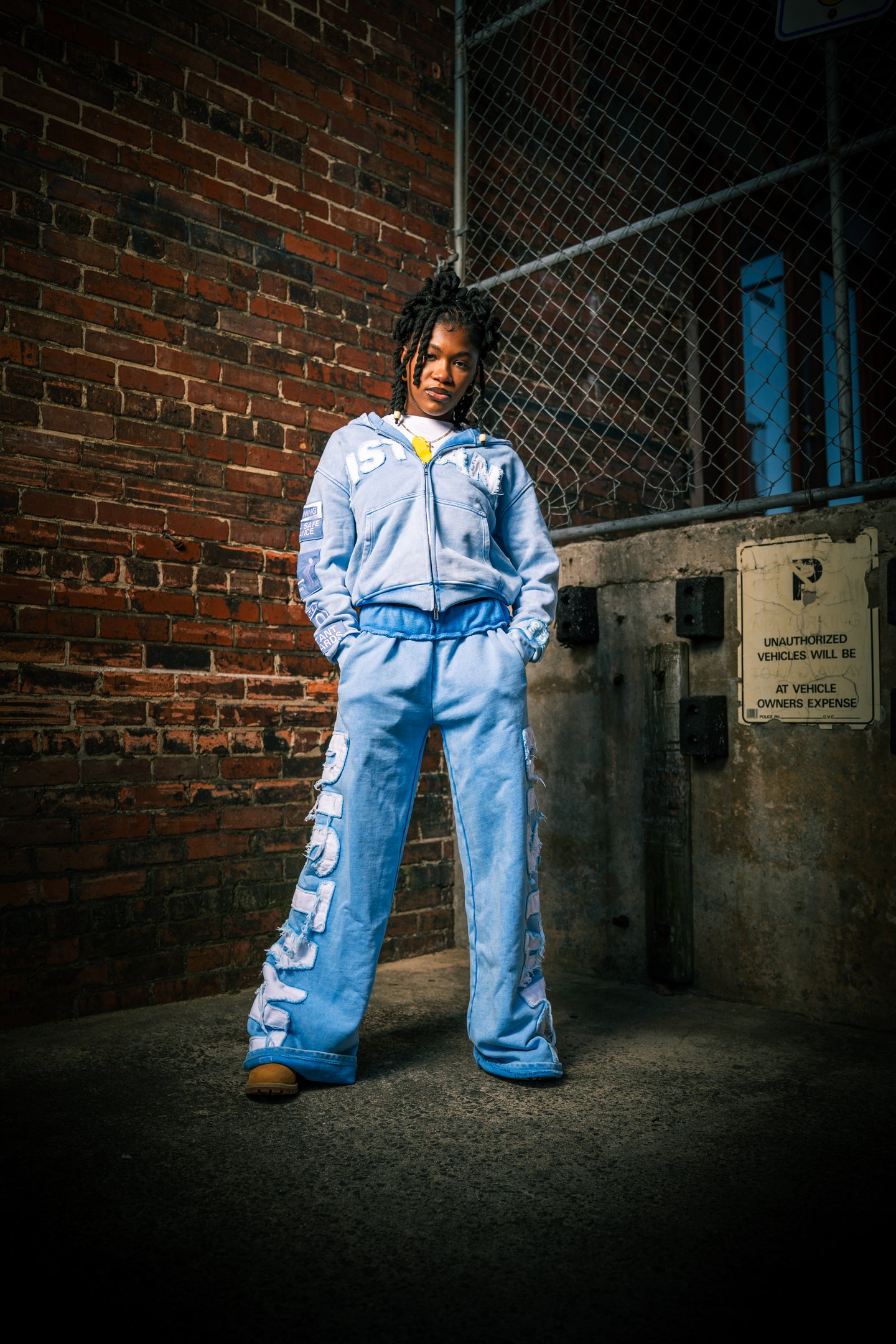 BLUE TRACKSUIT