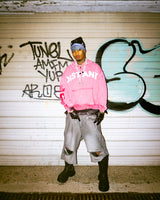 PINK DISTANT HOODIE
