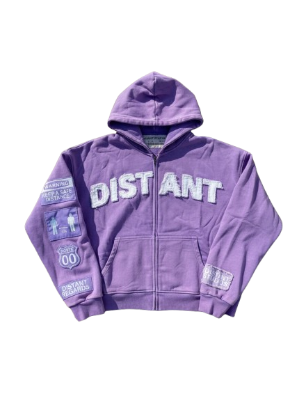 PURPLE DISTANT HOODIE