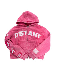 PINK DISTANT HOODIE