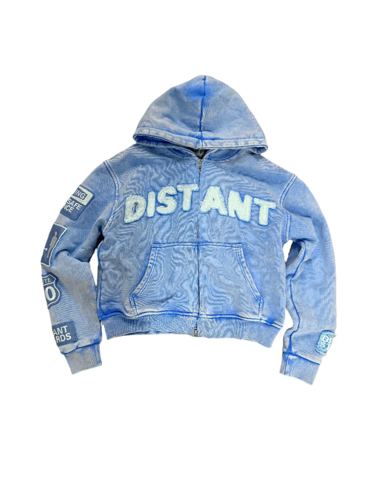 BLUE DISTANT HOODIE