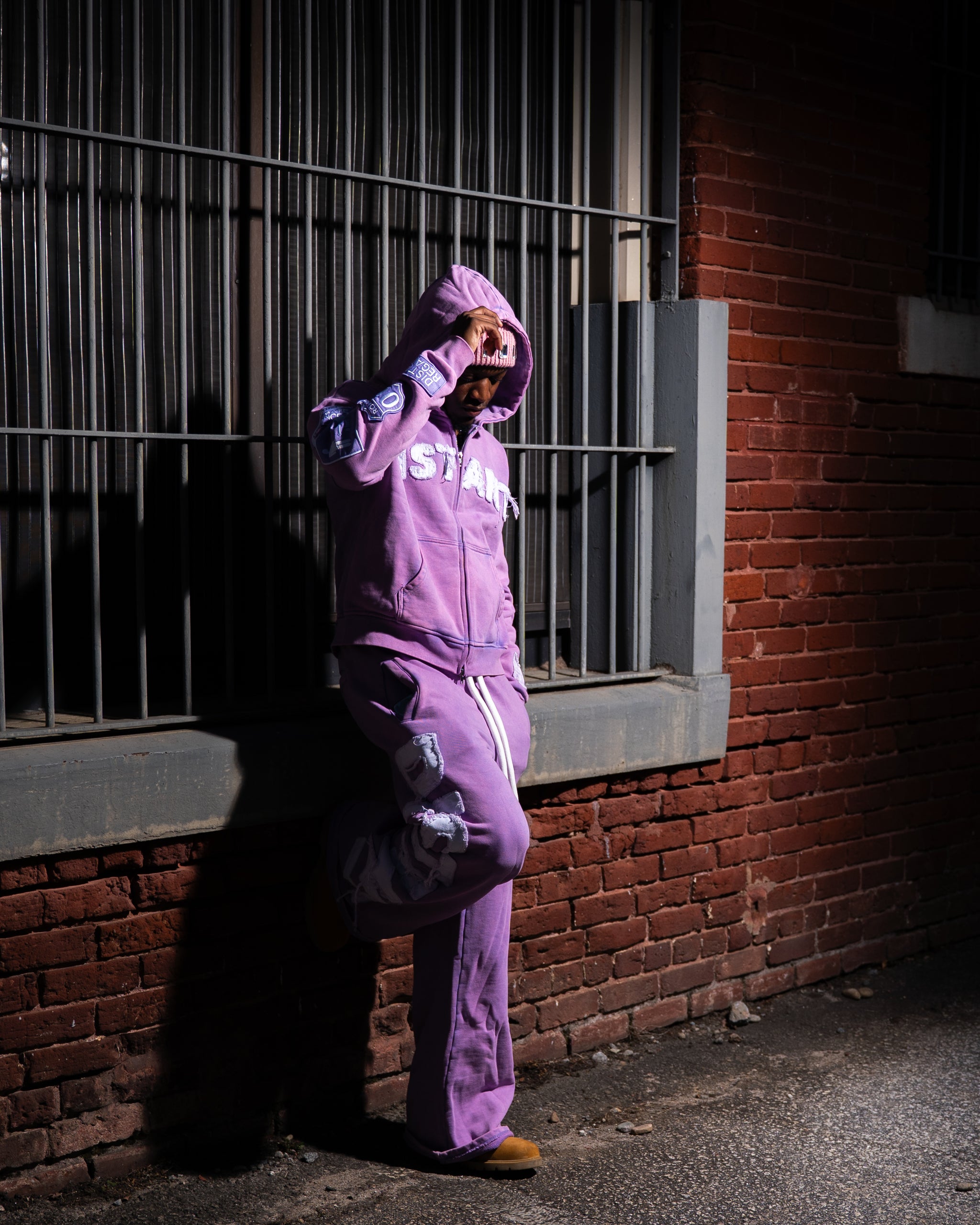 PURPLE DISTANT SWEATPANTS