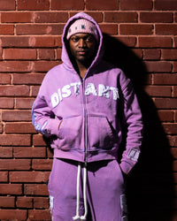 PURPLE DISTANT HOODIE