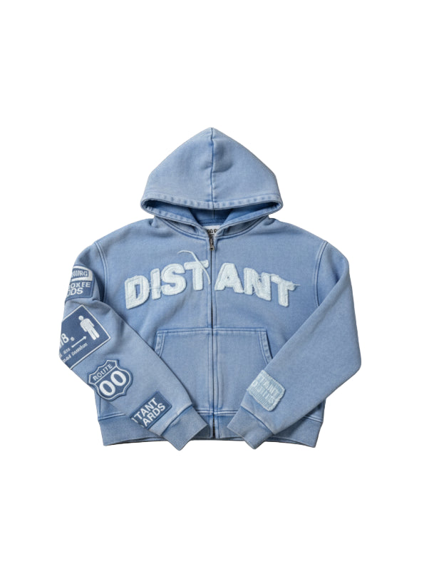 BLUE DISTANT HOODIE